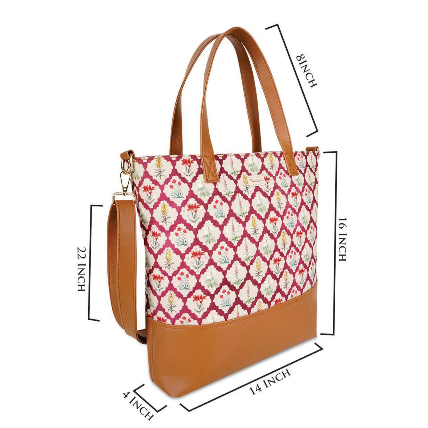 Botanic Quatrefoil Tote Sling Bag