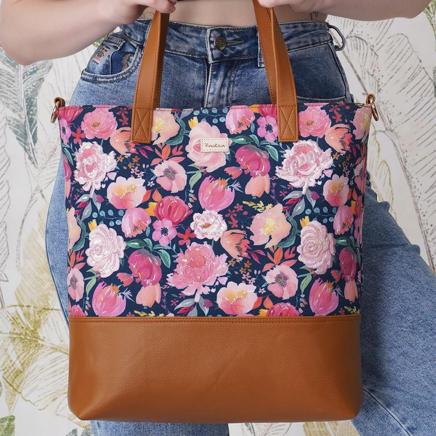 Garden Glamour Tote Sling Bag