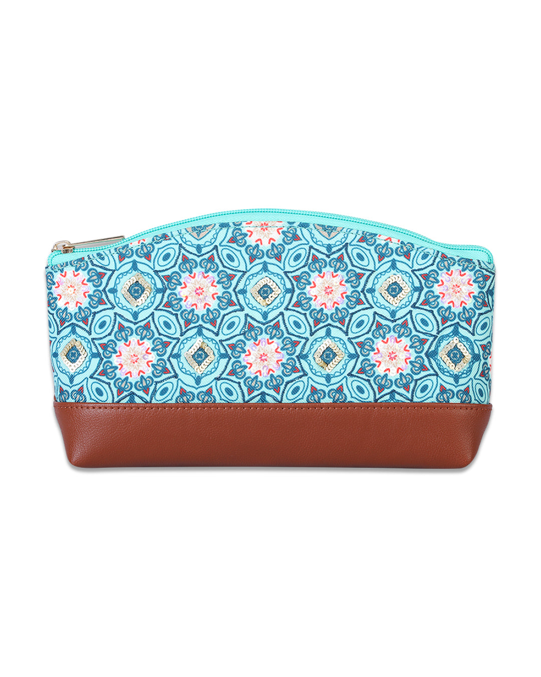 Floral Indigo Geo Toiletry Bag