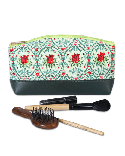 Vintage Lotus Toiletry Bag