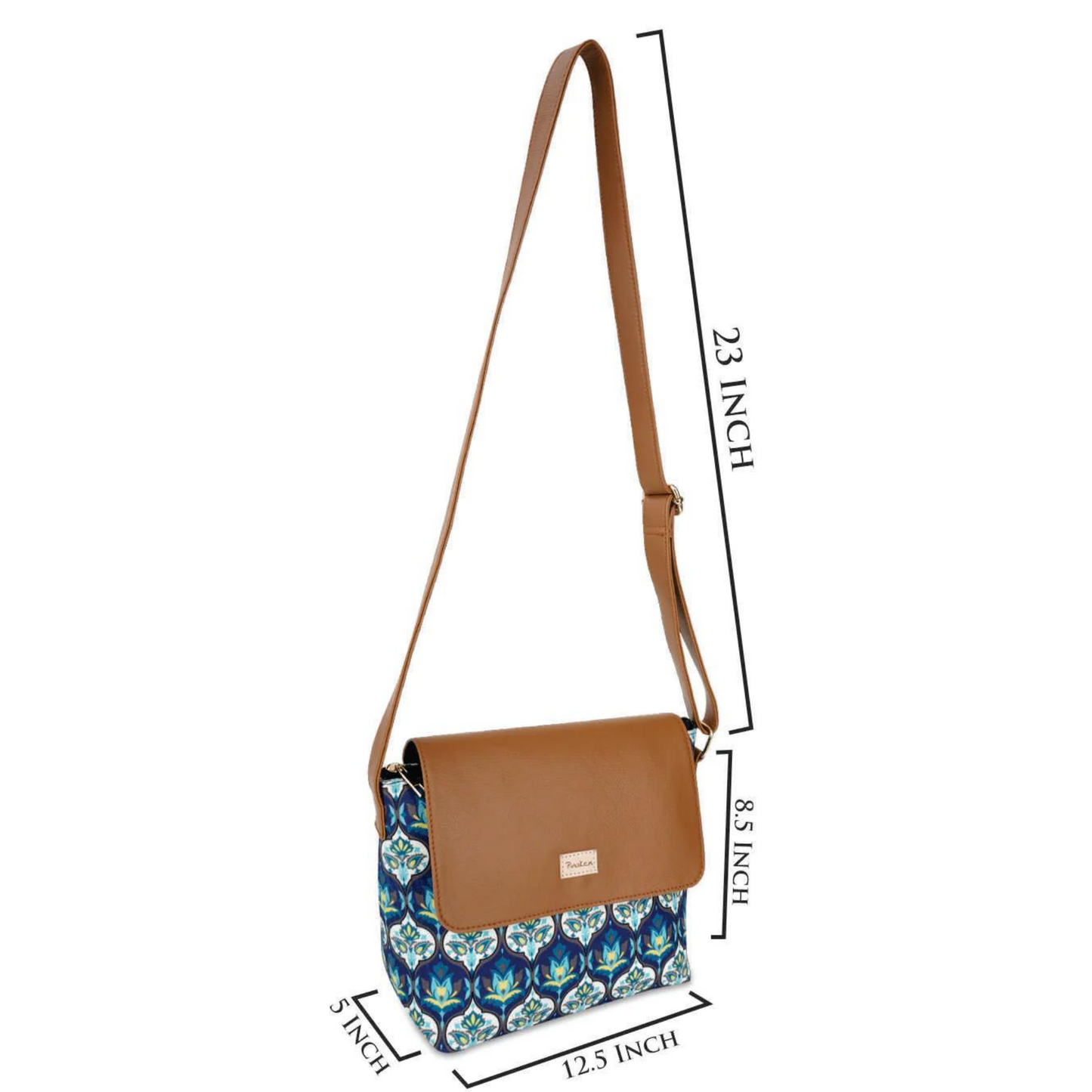 Peacock Panache Bucket Sling Bag