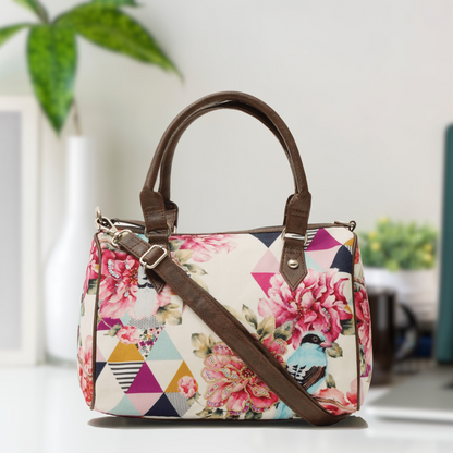 Bird & Flowers Mini Flight Bag