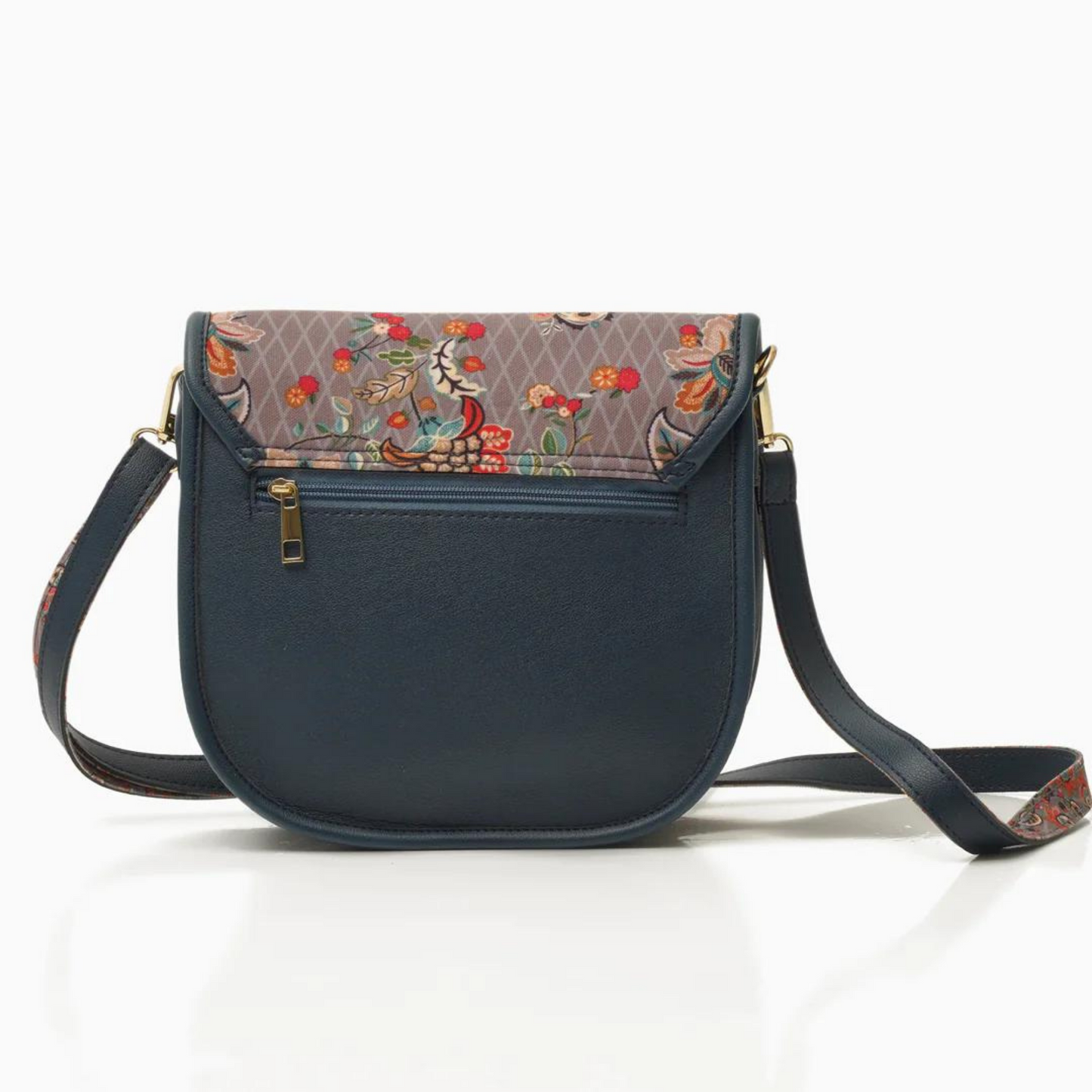 Floral Mash Flap Sling Bag