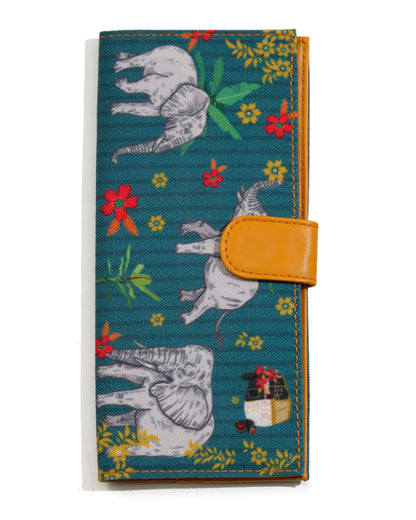 Elephant Bonanza Large Loop Wallet