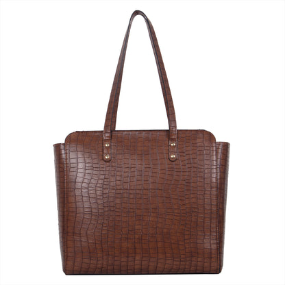 Croco Carryall Tote