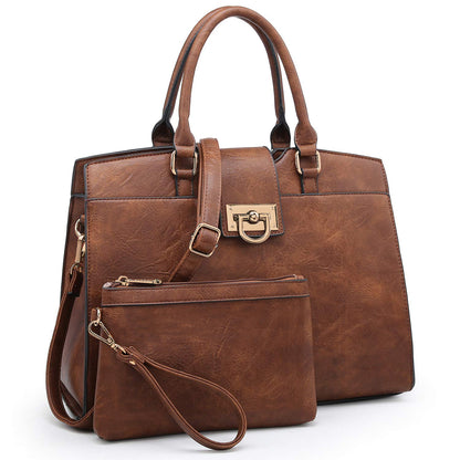 The Monogram Leather Hand Bag