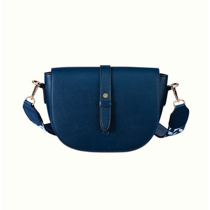 Indigo Embroidered Handle Sling Bag