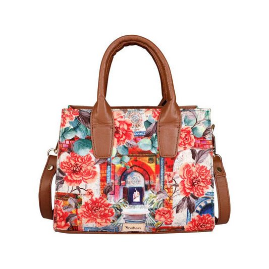 Archs Floral Hand Held Bag