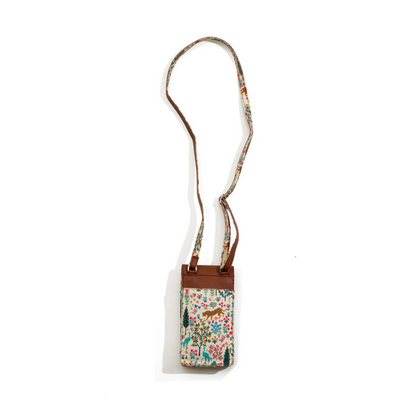 Peacock Garden Mobile Sling Bag