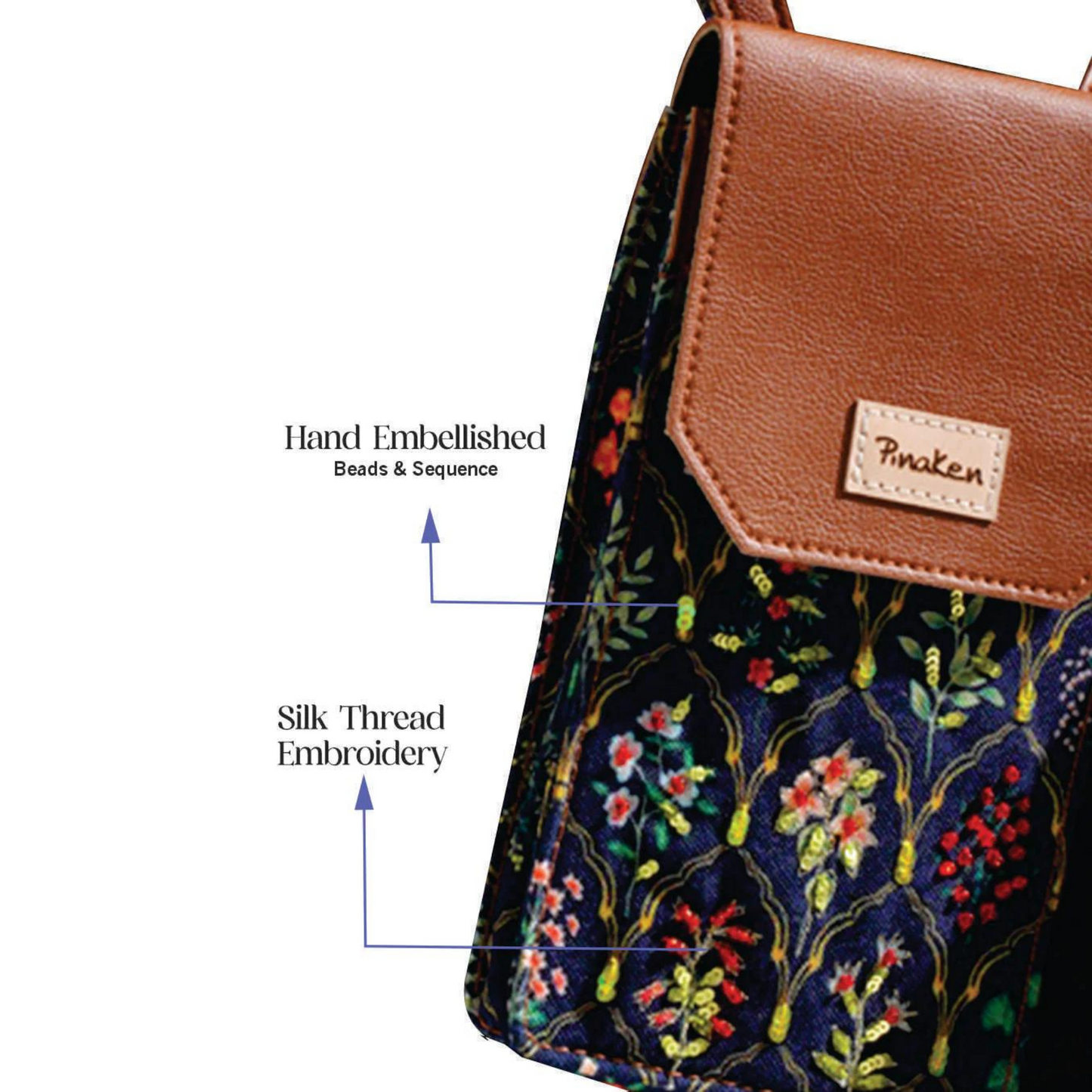 Botanical Trellis Mobile Sling Bag