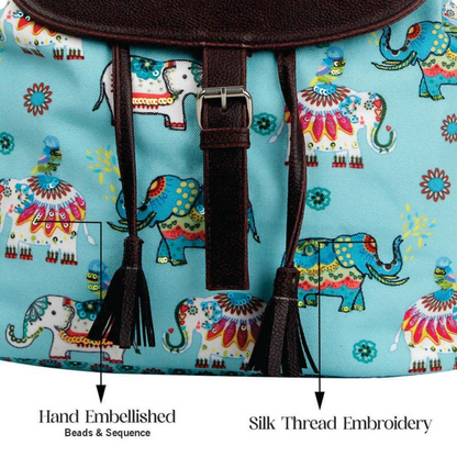 Elephant Majesty Drawstring Bag Pack