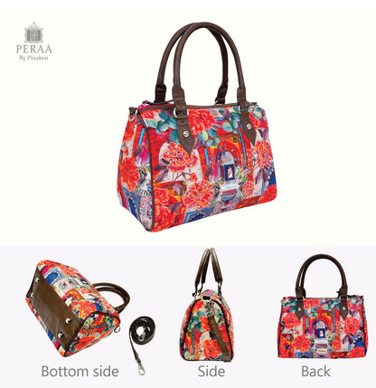 Archs Floral Mini Flight Bag