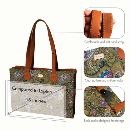 Paisely Office Tote Bag