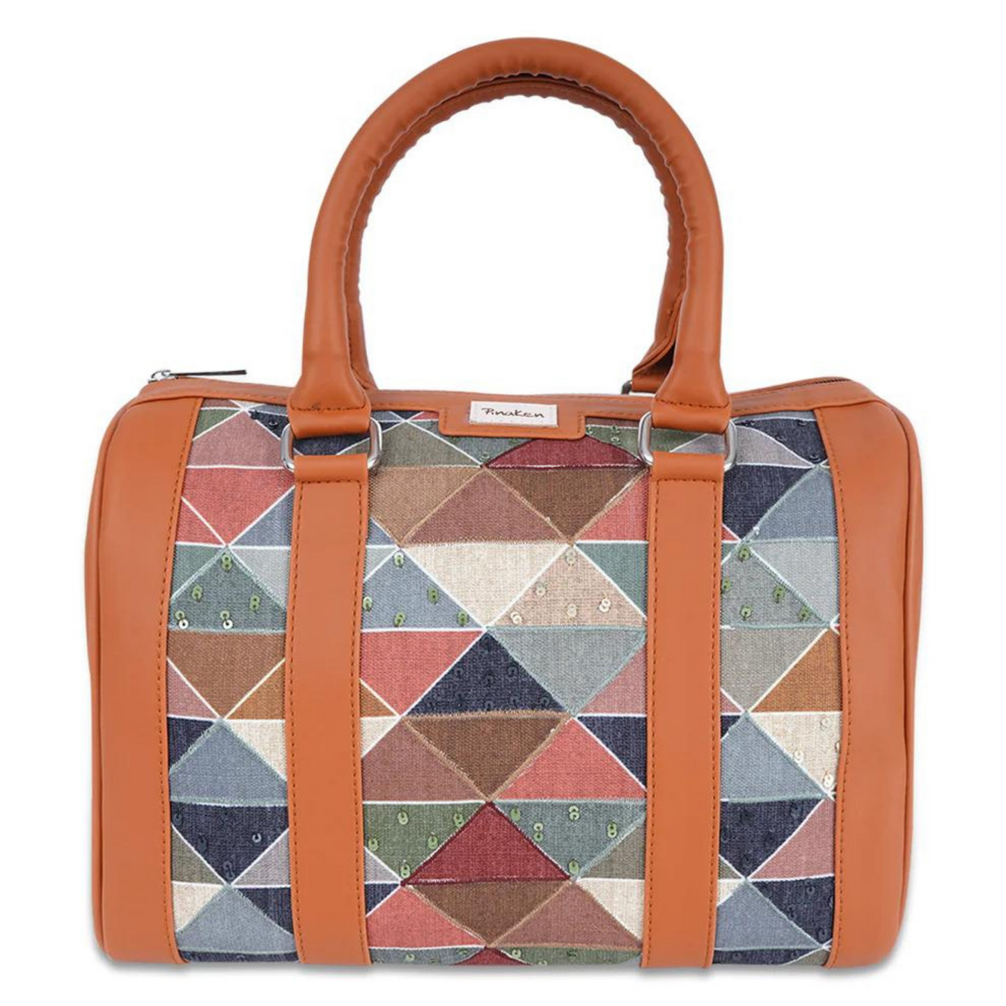 Geometric Waves Duffle Bag