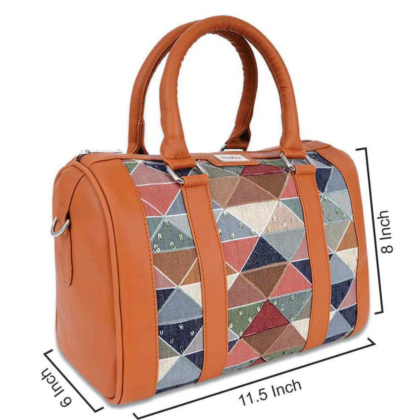 Geometric Waves Duffle Bag