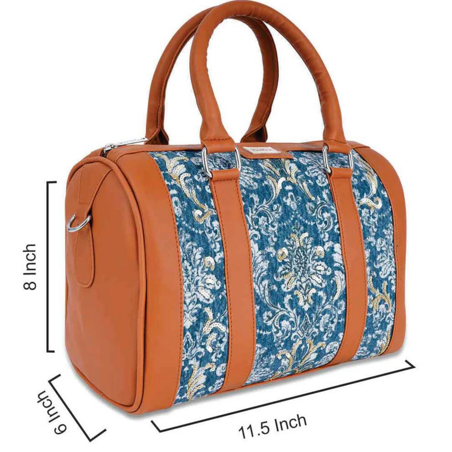 Rustic Damask Duffle Bag