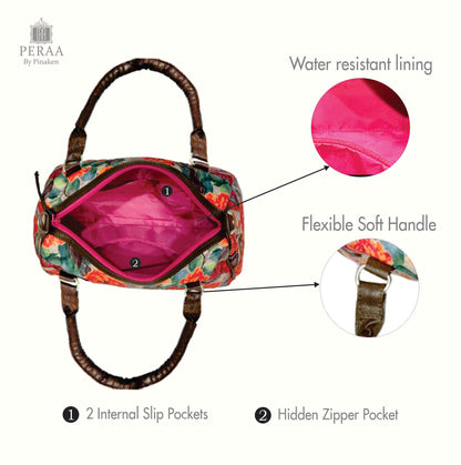 Archs Floral Mini Flight Bag