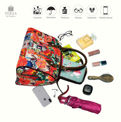 Archs Floral Mini Flight Bag