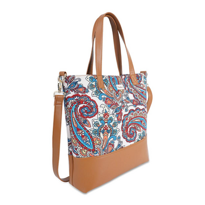 Whimsical Paisley Tote Sling Bag