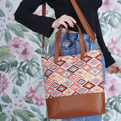 Ikat Prism Tote Sling Bag