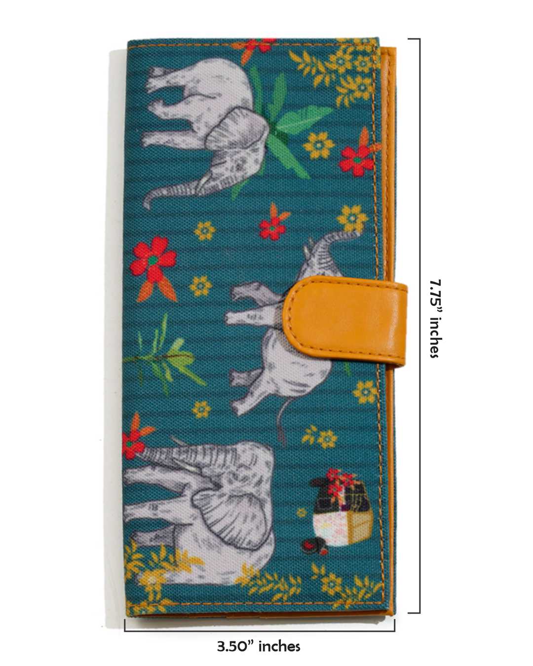 Elephant Bonanza Large Loop Wallet