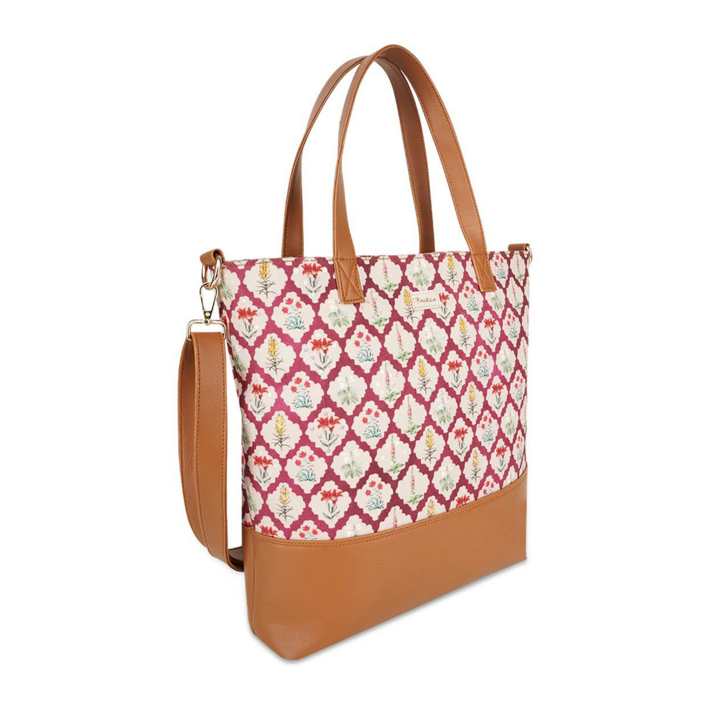 Botanic Quatrefoil Tote Sling Bag