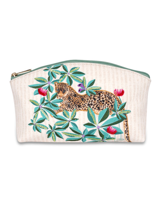 Savanna Leopard Toiletry Bag