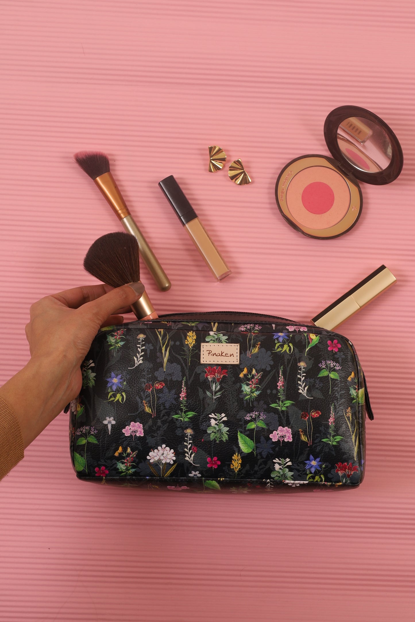 Floral Rain Dance Toiletry Bag