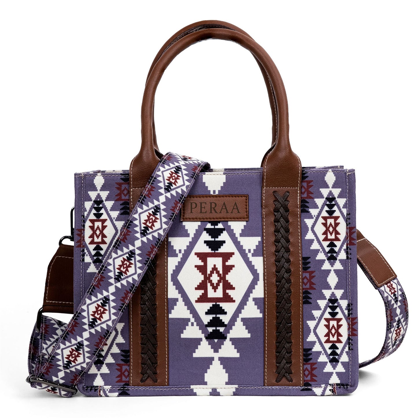 Perra Leather Weave Tote