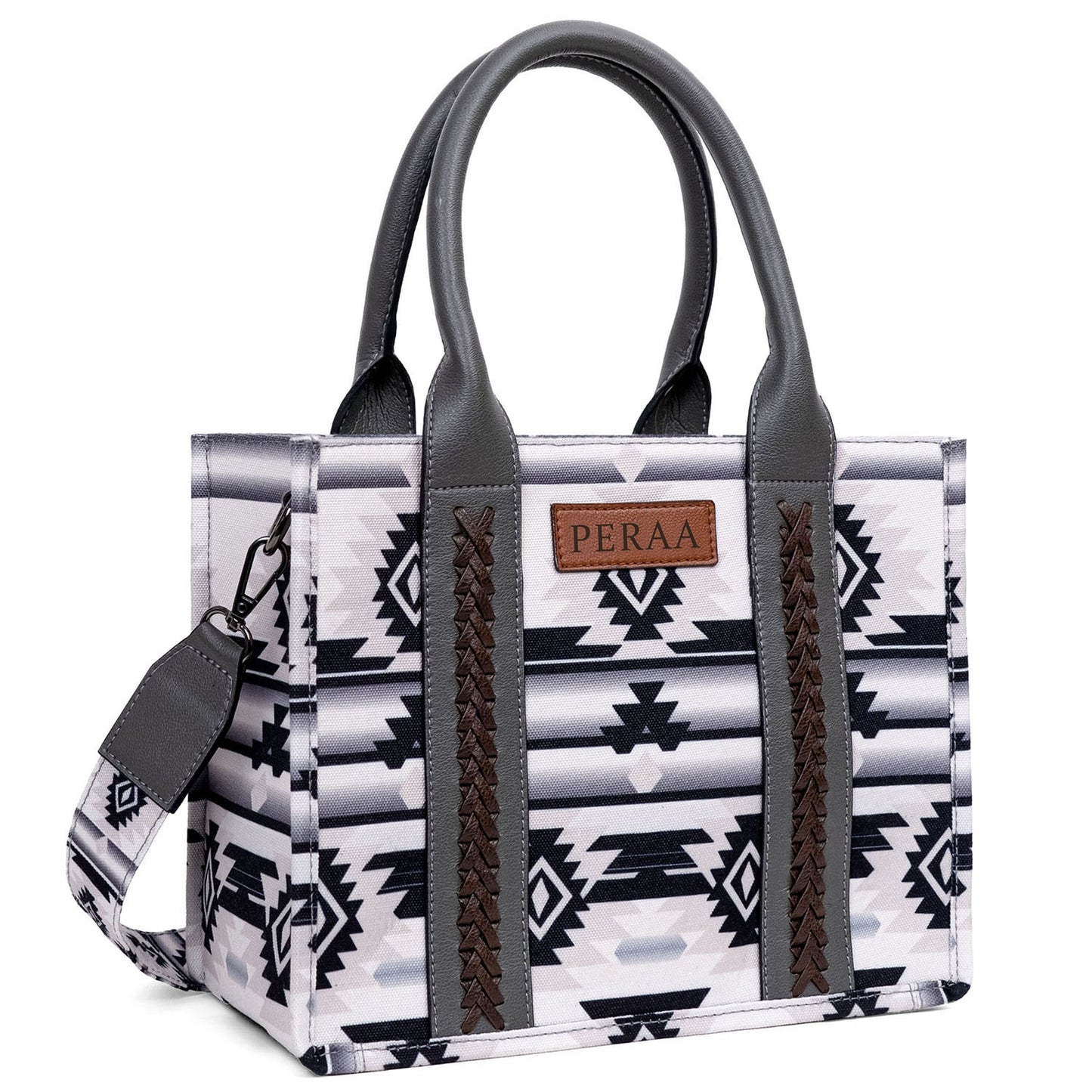 Perra Leather Weave Tote