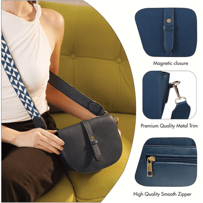 PERAA Embroidered Handle Sling Bag