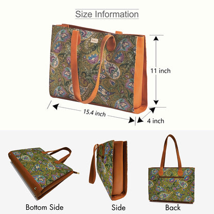 Paisely Office Tote Bag